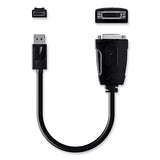 Belkin® DisplayPort to DVI Adapter, 5", Black (BLKF2CD005B) Each