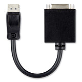 Belkin® DisplayPort to DVI Adapter, 5", Black (BLKF2CD005B) Each