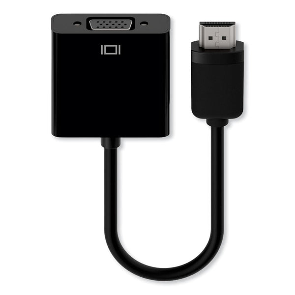 Belkin® HDMI to VGA + 3.5mm Audio Adapter, 5", Black (BLKF2CD058)