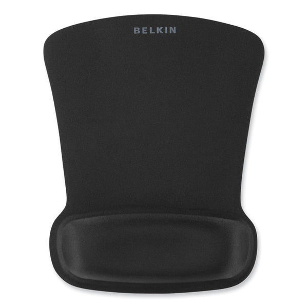 Belkin® WaveRest Gel Mouse Pad with Wrist Rest, 9.3 x 11.9, Black (BLKF8E262BLK) Each