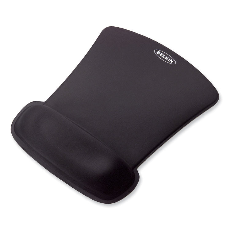 Belkin® WaveRest Gel Mouse Pad with Wrist Rest, 9.3 x 11.9, Black (BLKF8E262BLK) Each