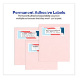 Avery® Full-Sheet Vibrant Inkjet Color-Print Labels, 8.5 x 11, Matte White, 20/Pack (AVE8255)