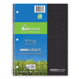 Roaring Spring® Environotes BioBased Notebook, 1-Subject, Medium/College Rule, Randomly Assorted Earthtone Cover, (70) 11 x 8.5 Sheets (ROA13361)