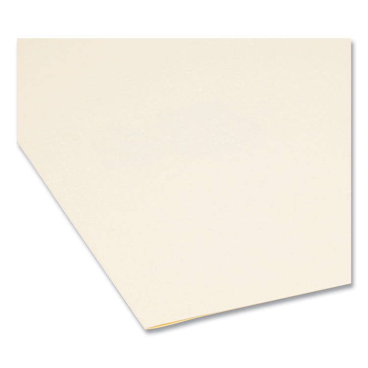 Smead™ Manila File Folders, 1/3-Cut Tabs: Center Position, Letter Size, 0.75" Expansion, Manila, 100/Box (SMD10332)