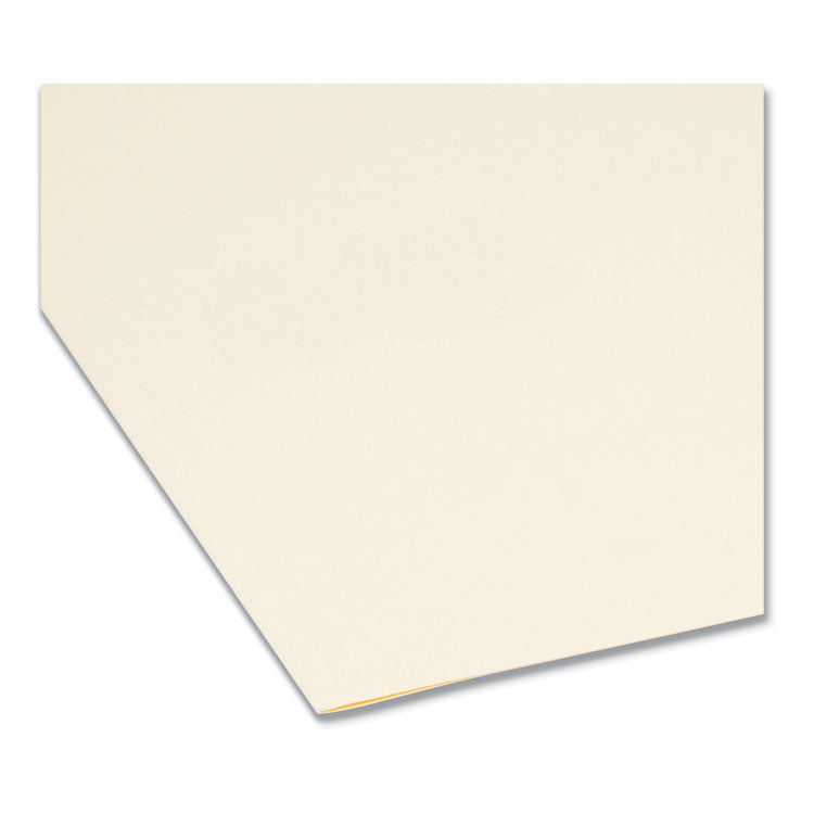 Smead™ Manila File Folders, 1/3-Cut Tabs: Right Position, Letter Size, 0.75" Expansion, Manila, 100/Box (SMD10333) Box of 100