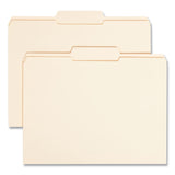 Smead™ Reinforced Tab Manila File Folders, 1/3-Cut Tabs: Center Position, Letter Size, 0.75" Expansion, 11-pt Manila, 100/Box (SMD10336)