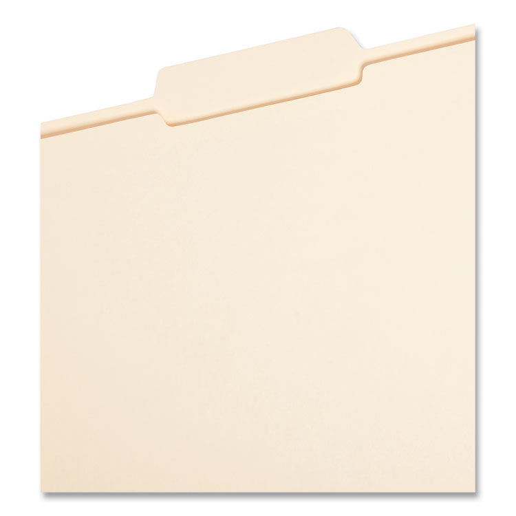 Smead™ Reinforced Tab Manila File Folders, 1/3-Cut Tabs: Center Position, Letter Size, 0.75" Expansion, 11-pt Manila, 100/Box (SMD10336)