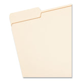 Smead™ Top Tab File Folders with Antimicrobial Product Protection, 1/3-Cut Tabs: Assorted, Letter, 0.75" Expansion, Manila, 100/Box (SMD10338)