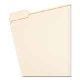 Smead™ Reinforced Tab Manila File Folders, 1/5-Cut Tabs: Assorted, Letter Size, 0.75" Expansion, 11-pt Manila, 100/Box (SMD10356)