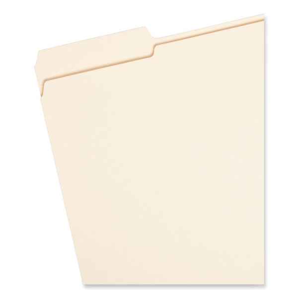 Smead™ Expandable Heavyweight File Folders, 1/3-Cut Tabs: Assorted, Letter Size, 1.5" Expansion, Manila, 50/Box (SMD10405)