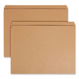 Smead™ Heavyweight Kraft File Folder, Straight Tabs, Letter Size, 0.75" Expansion, 11-pt Kraft, Brown, 100/Box (SMD10710)