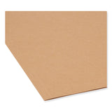 Smead™ Heavyweight Kraft File Folder, Straight Tabs, Letter Size, 0.75" Expansion, 11-pt Kraft, Brown, 100/Box (SMD10710)