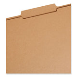 Smead™ Guide Height Reinforced Heavyweight Kraft File Folder, 2/5-Cut Tabs: Right of Center, Letter, 0.75" Expansion, Brown, 100/Box (SMD10776) Pack of 100