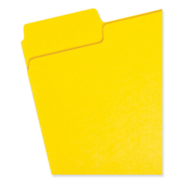 Smead™ SuperTab Colored File Folders, 1/3-Cut Tabs: Assorted, Letter Size, 0.75" Expansion, 11-pt Stock, Color Assortment 1, 24/Pack (SMD11956)