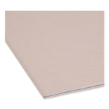 Smead™ Reinforced Top Tab Colored File Folders, Straight Tabs, Letter Size, 0.75" Expansion, Gray, 100/Box (SMD12310)