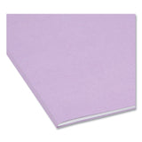 Smead™ Reinforced Top Tab Colored File Folders, Straight Tabs, Letter Size, 0.75" Expansion, Lavender, 100/Box (SMD12410)