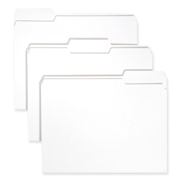 Smead™ Colored File Folders, 1/3-Cut Tabs: Assorted, Letter Size, 0.75" Expansion, White, 100/Box (SMD12843)