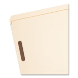 Smead™ Top Tab Fastener Folders, Straight Tabs, 0.75" Expansion, 2 Fasteners, Letter Size, Manila Exterior, 50/Box (SMD14513)