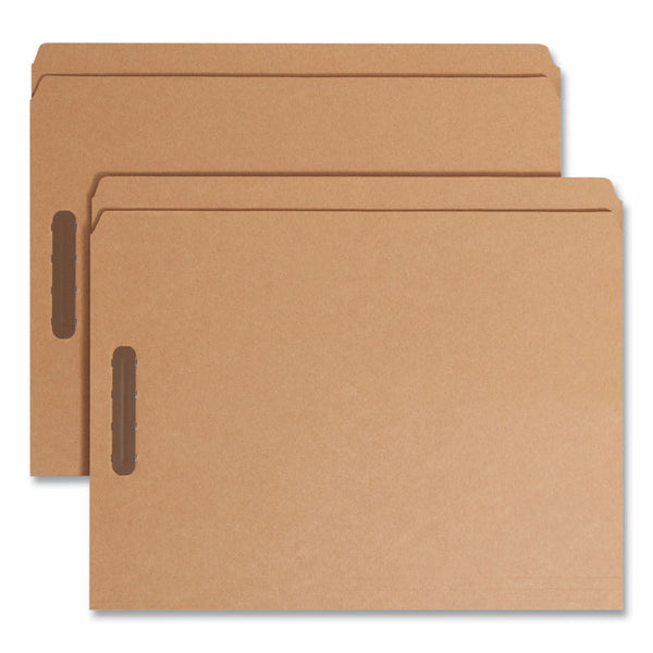 Smead™ Kraft Fastener Folders, 0.75" Expansion, 2 Fasteners, Letter Size, Kraft Exterior, 50/Box (SMD14813)