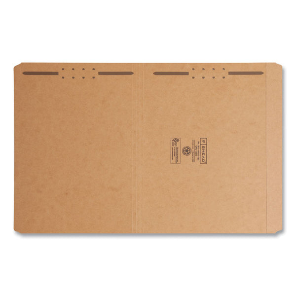 Smead™ Kraft Fastener Folders, 0.75" Expansion, 2 Fasteners, Letter Size, Kraft Exterior, 50/Box (SMD14813)