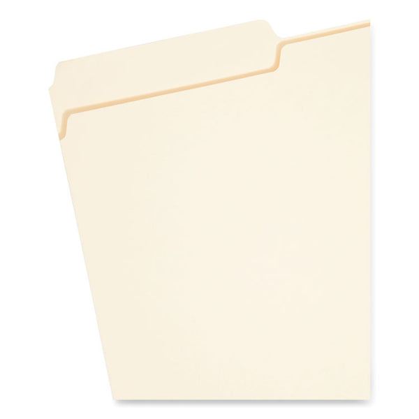 Smead™ Interior File Folders, 1/3-Cut Tabs: Assorted, Legal Size, 0.75" Expansion, Manila, 100/Box (SMD15230)