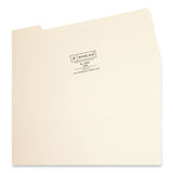 Smead™ Interior File Folders, 1/3-Cut Tabs: Assorted, Legal Size, 0.75" Expansion, Manila, 100/Box (SMD15230) Box of 100