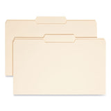 Smead™ Manila File Folders, 1/3-Cut Tabs: Center Position, Legal Size, 0.75" Expansion, Manila, 100/Box (SMD15332) Box of 100