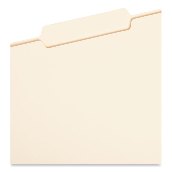 Smead™ Manila File Folders, 1/3-Cut Tabs: Center Position, Legal Size, 0.75" Expansion, Manila, 100/Box (SMD15332)
