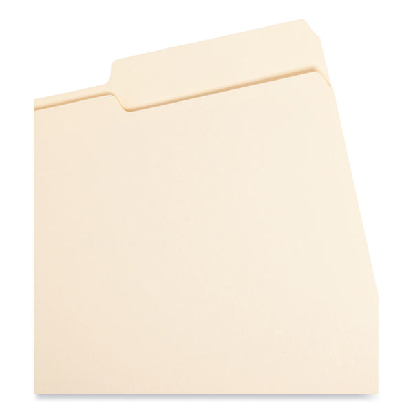 Smead™ Manila File Folders, 1/3-Cut Tabs: Right Position, Legal Size, 0.75" Expansion, Manila, 100/Box (SMD15333)