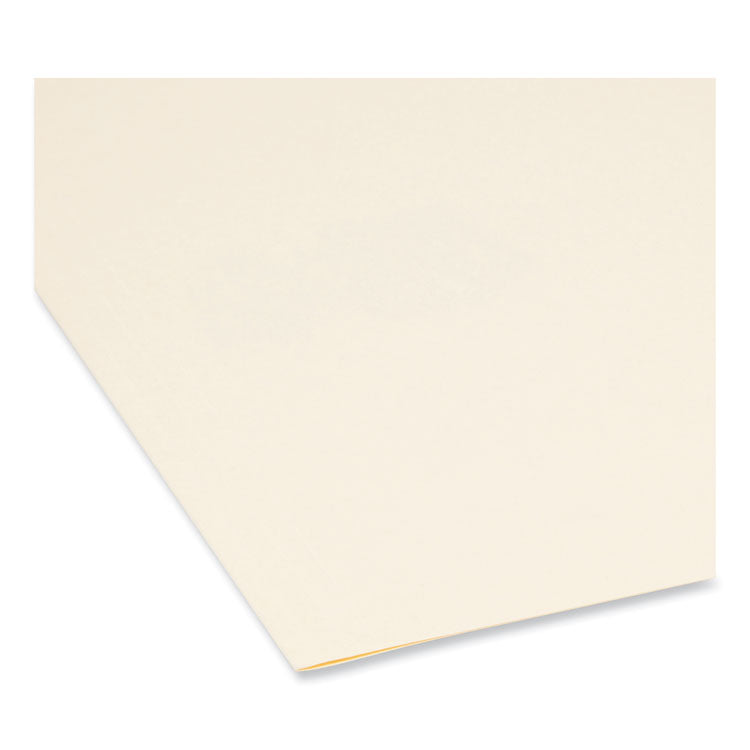 Smead™ Manila File Folders, 1/3-Cut Tabs: Right Position, Legal Size, 0.75" Expansion, Manila, 100/Box (SMD15333) Box of 100