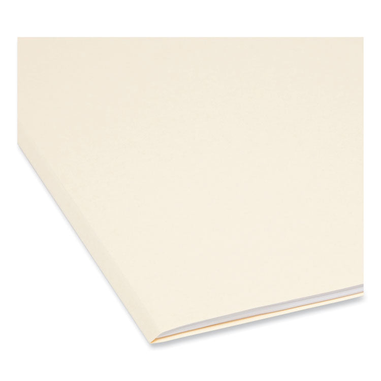 Smead™ Manila File Folders, 1/3-Cut Tabs: Right Position, Legal Size, 0.75" Expansion, Manila, 100/Box (SMD15333) Box of 100