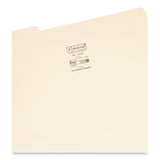 Smead™ Reinforced Tab Manila File Folders, 1/3-Cut Tabs: Assorted, Legal Size, 0.75" Expansion, 11-pt Manila, 100/Box (SMD15334)