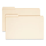 Smead™ Reinforced Tab Manila File Folders, 1/3-Cut Tabs: Left Position, Legal Size, 0.75" Expansion, 11-pt Manila, 100/Box (SMD15335)