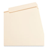 Smead™ Reinforced Guide Height File Folders, 2/5-Cut Tabs: Right Position, Legal Size, 0.75" Expansion, Manila, 100/Box (SMD15386)