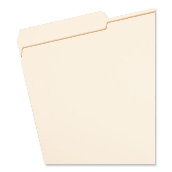 Smead™ Expandable Heavyweight File Folders, 1/3-Cut Tabs: Assorted, Legal Size, 1.5" Expansion, Manila, 50/Box (SMD15405)