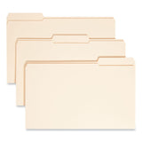 Smead™ Reinforced Tab Manila File Folders, 1/3-Cut Tabs: Assorted, Legal Size, 0.75" Expansion, 14-pt Manila, 100/Box (SMD15434)