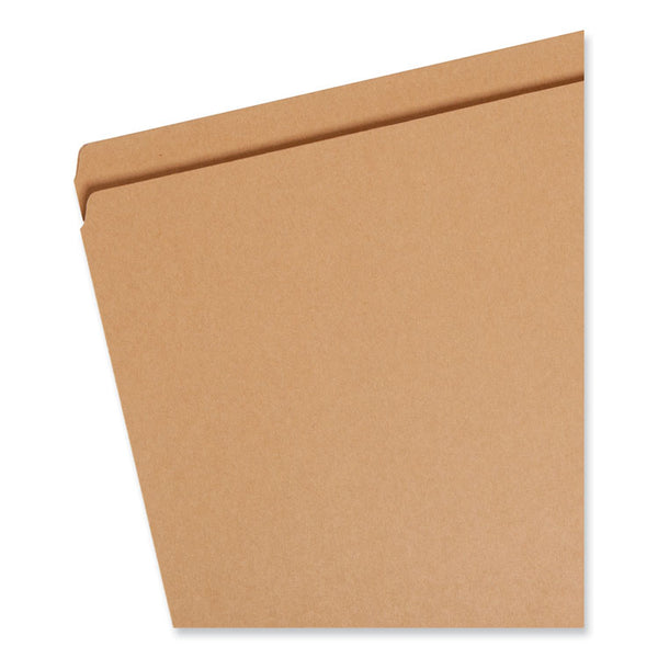 Smead™ Heavyweight Kraft File Folder, Straight Tabs, Legal Size, 0.75" Expansion, 11-pt Kraft, Brown, 100/Box (SMD15710)