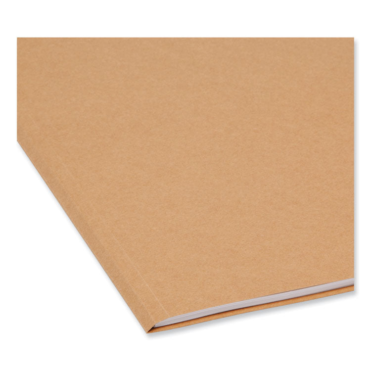 Smead™ Heavyweight Kraft File Folder, Straight Tabs, Legal Size, 0.75" Expansion, 11-pt Kraft, Brown, 100/Box (SMD15710)