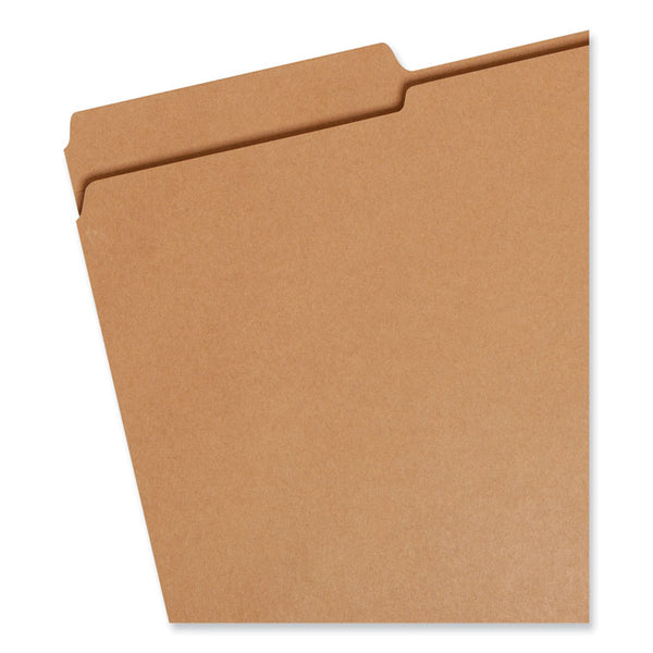 Smead™ Heavyweight Kraft File Folder, 1/3-Cut Tabs: Assorted, Legal Size, 0.75" Expansion, 11-pt Kraft, Brown, 100/Box (SMD15734)