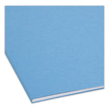 Smead™ Top Tab Colored Fastener Folders, 0.75" Expansion, 2 Fasteners, Legal Size, Blue Exterior, 50/Box (SMD17040)