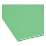 Smead™ Reinforced Top Tab Colored File Folders, 1/3-Cut Tabs: Assorted, Legal Size, 0.75" Expansion, Green, 100/Box (SMD17134)