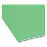 Smead™ Colored File Folders, 1/3-Cut Tabs: Assorted, Legal Size, 0.75" Expansion, Green, 100/Box (SMD17143)