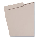Smead™ Reinforced Top Tab Colored File Folders, 1/3-Cut Tabs: Assorted, Legal Size, 0.75" Expansion, Gray, 100/Box (SMD17334)