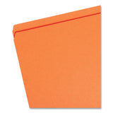 Smead™ Reinforced Top Tab Colored File Folders, Straight Tabs, Legal Size, 0.75" Expansion, Orange, 100/Box (SMD17510)