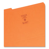 Smead™ Reinforced Top Tab Colored File Folders, 1/3-Cut Tabs: Assorted, Legal Size, 0.75" Expansion, Orange, 100/Box (SMD17534)