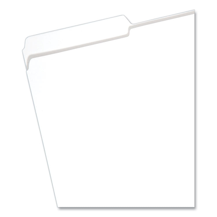 Smead™ Reinforced Top Tab Colored File Folders, 1/3-Cut Tabs: Assorted, Legal Size, 0.75" Expansion, White, 100/Box (SMD17834)