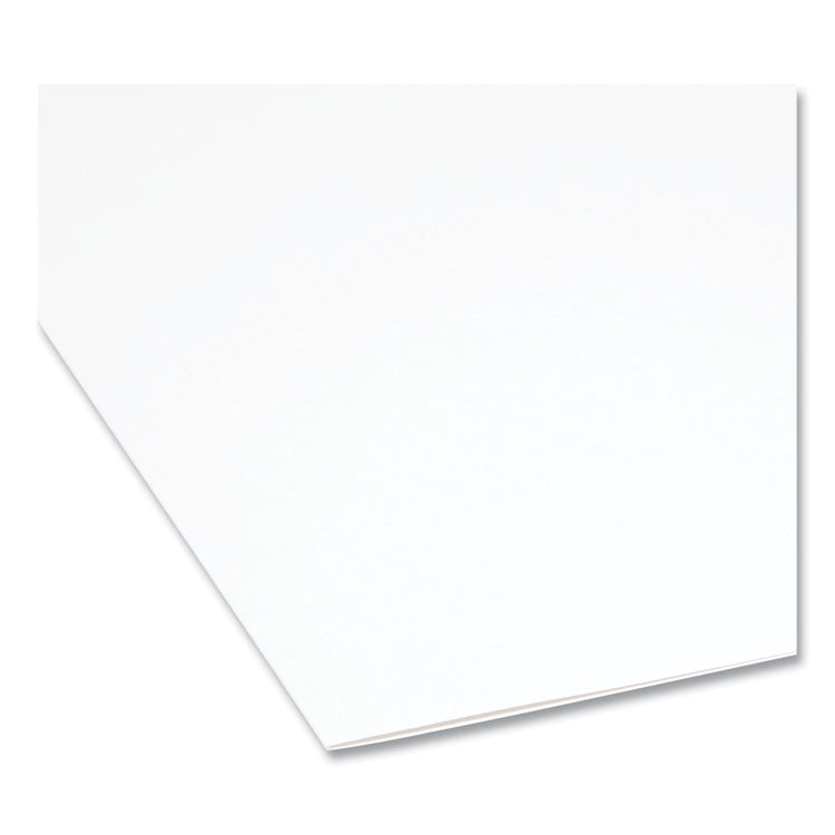 Smead™ Reinforced Top Tab Colored File Folders, 1/3-Cut Tabs: Assorted, Legal Size, 0.75" Expansion, White, 100/Box (SMD17834)