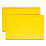 Smead™ Reinforced Top Tab Colored File Folders, Straight Tabs, Legal Size, 0.75" Expansion, Yellow, 100/Box (SMD17910)