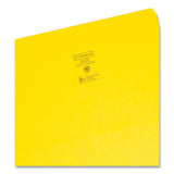 Smead™ Reinforced Top Tab Colored File Folders, Straight Tabs, Legal Size, 0.75" Expansion, Yellow, 100/Box (SMD17910)