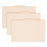 Smead™ Four-Section Top Tab Classification Folders, 2" Expansion, 1 Divider, 4 Fasteners, Legal Size, Manila, 10/Box (SMD18700) Each